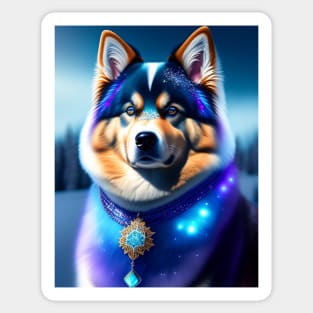 Magical Finnish Lapphund Sticker